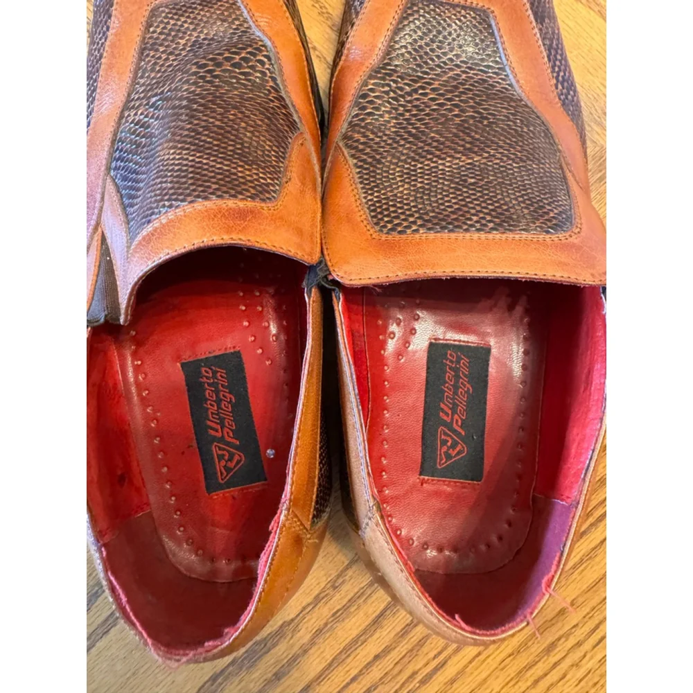Men’s Umberto Pellegrini Loafers Size 9 Brown